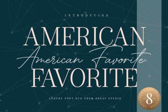 American Favorite: The Display Font for Standout Campaign Visuals