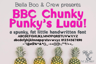 BBC Chunky Punky Luau: A Spunky Display Font for Quirky Brands