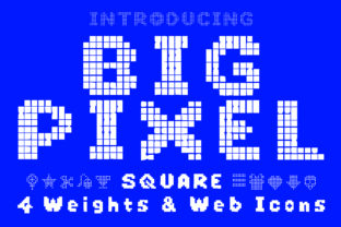Big Pixel: A Minimalist Display Font for Bold Editorial Design