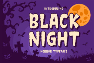 Black Night Typeface: The Spooky Display Font for High-Impact Campaigns