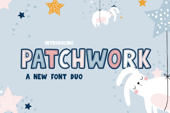 Boost Brand Visibility with the Patchwork Duo Typeface