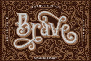 Brave: The Vintage Display Font for Bold Web Design