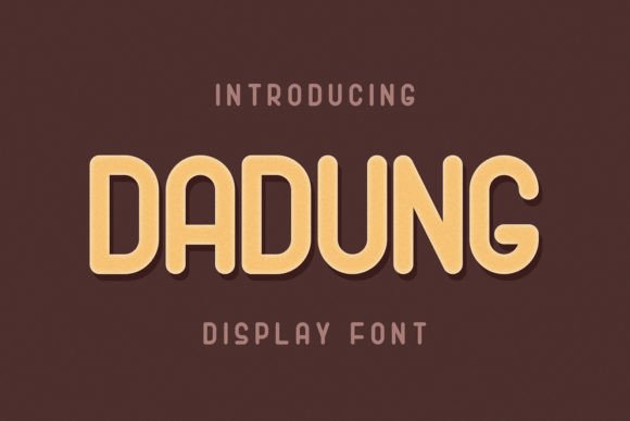 Dadung: The Minimalist Display Font for Polished Brand Identity