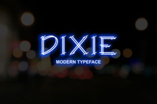 Dixie Display Typeface for Elegant Handmade Branding