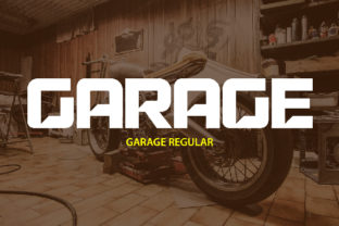 Garage: The Retro Display Font for Bold Craft Projects