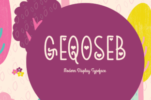 Geqoseb Display Font for Modern Digital Branding