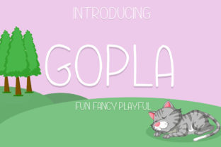 Gopla: A Modern Handwritten Font for Elegant Digital Branding