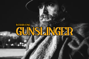 Gunslinger Typeface: A Bold Vintage Font for Authentic Branding