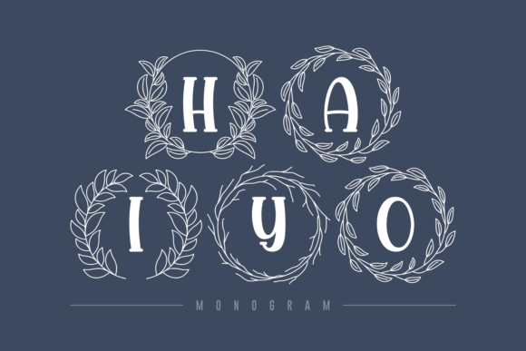 Haiyo Display Font Review: Wreathed Typography for Editorial Design