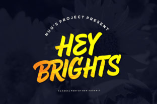Hey Brights: The Perfect Casual Display Font for Handmade Brands