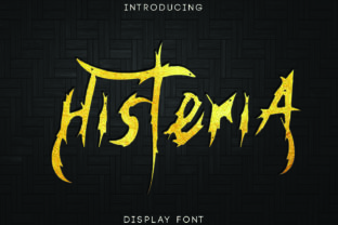 Histeria: The Twisted Display Font for Bold Branding