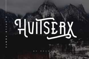 Hvitsrex Typeface: A Modern Vintage Display Font for Makers