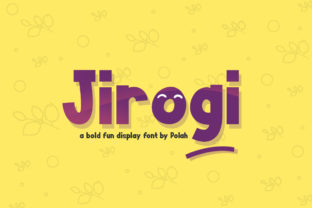 Jirogi: The Whimsical Display Font for Memorable Brand Identity
