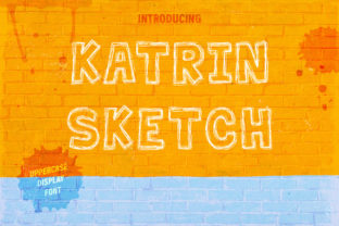 Katrin Sketch Display Font for Whimsical Web Design