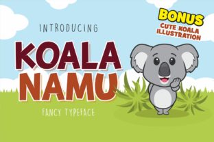 Koala Namu: A Playful Display Font for Whimsical Editorial Design