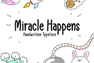 Miracle Happens: A Whimsical Display Font for Editorial Design