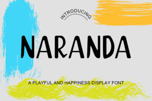 Naranda Display Font for Editorial Design