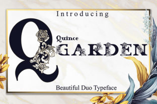 Quince Garden: A Display Font for Elegant Branding