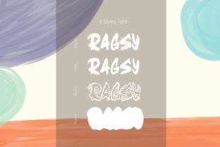 Ragsy Display Font for Playful Editorial Design