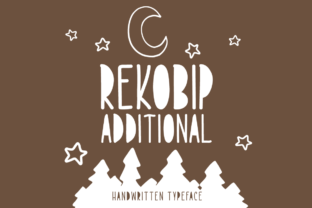 Rekobip Additional Typeface: Handwritten Display Font for Branding
