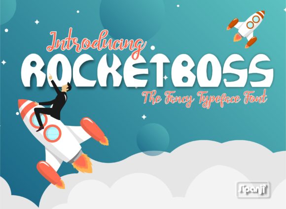 Rocketboss: A Cute and Bold Display Font for Creative Brands