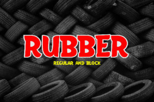 Rubber Font for Bold Handmade Product Branding