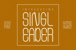 Singleader: A Classic Display Font for Standout Brand Identity