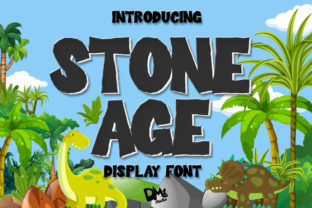 Stone Age Typeface: A Prehistoric Display Font for Editorial Design