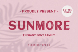Sunmore: The Fresh Display Font for Summer Campaigns