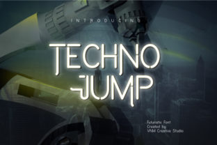 Techno Jump: The Futuristic Typeface for Bold Brand Identity